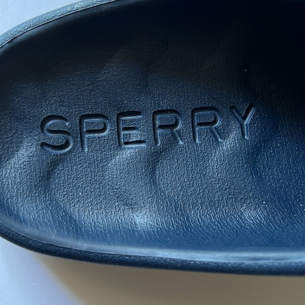 Sperry Windward Navy Blue Float Slides Sandals Men’s Size 5  (NWOT) - Picture 11 of 12